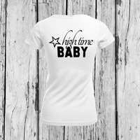 High Time Baby | V-Neck T-Shirt | Girls