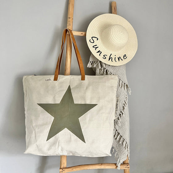 XL-Tasche | Star Olive