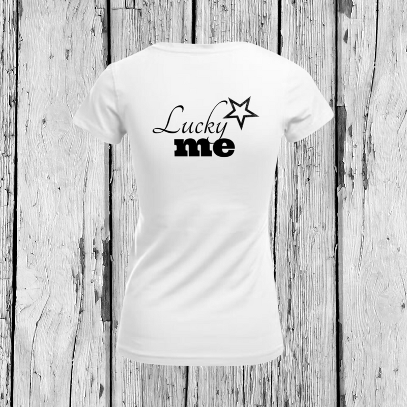 Lucky Me | T-Shirt V-Ausschnitt | Girls