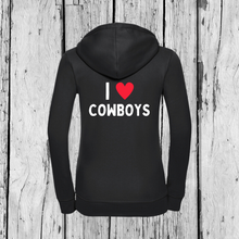  I love Cowboys | Zip Sweater | Girls