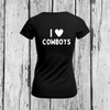 I love Cowboys | T-Shirt V-Ausschnitt | Girls