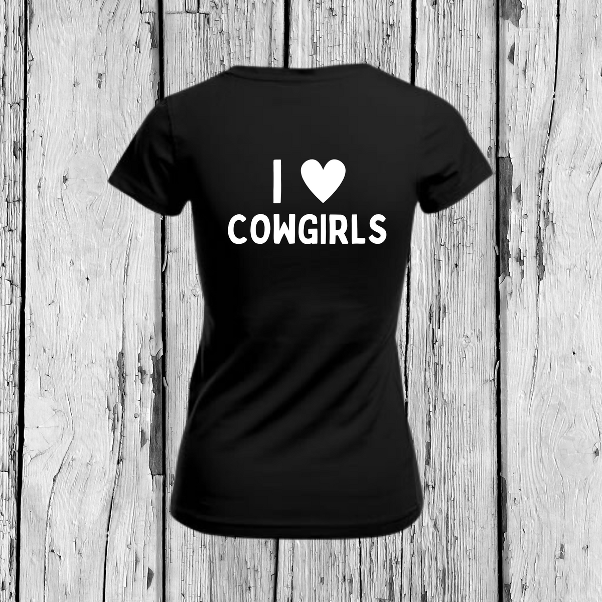 I love cowgirls | T-shirt V-neck | Girls