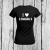 I love Cowgirls | T-Shirt V-Ausschnitt | Girls