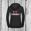 I love Cowgirls | Zip Sweater | Girls