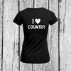 I love Country | T-Shirt V-Ausschnitt | Girls