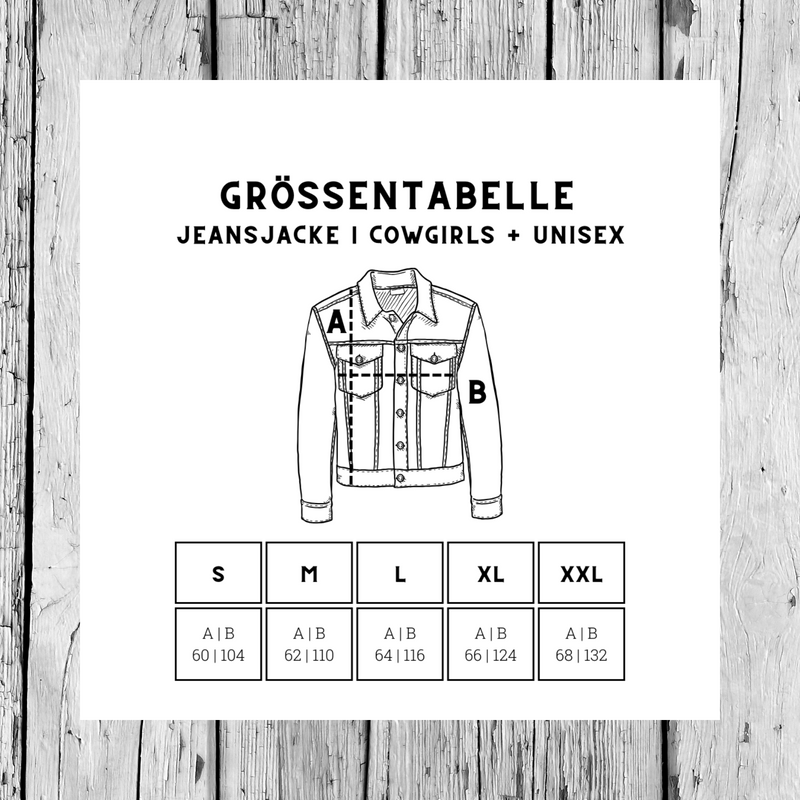 Jeansjacke Loose | Glitzerstern | Girls