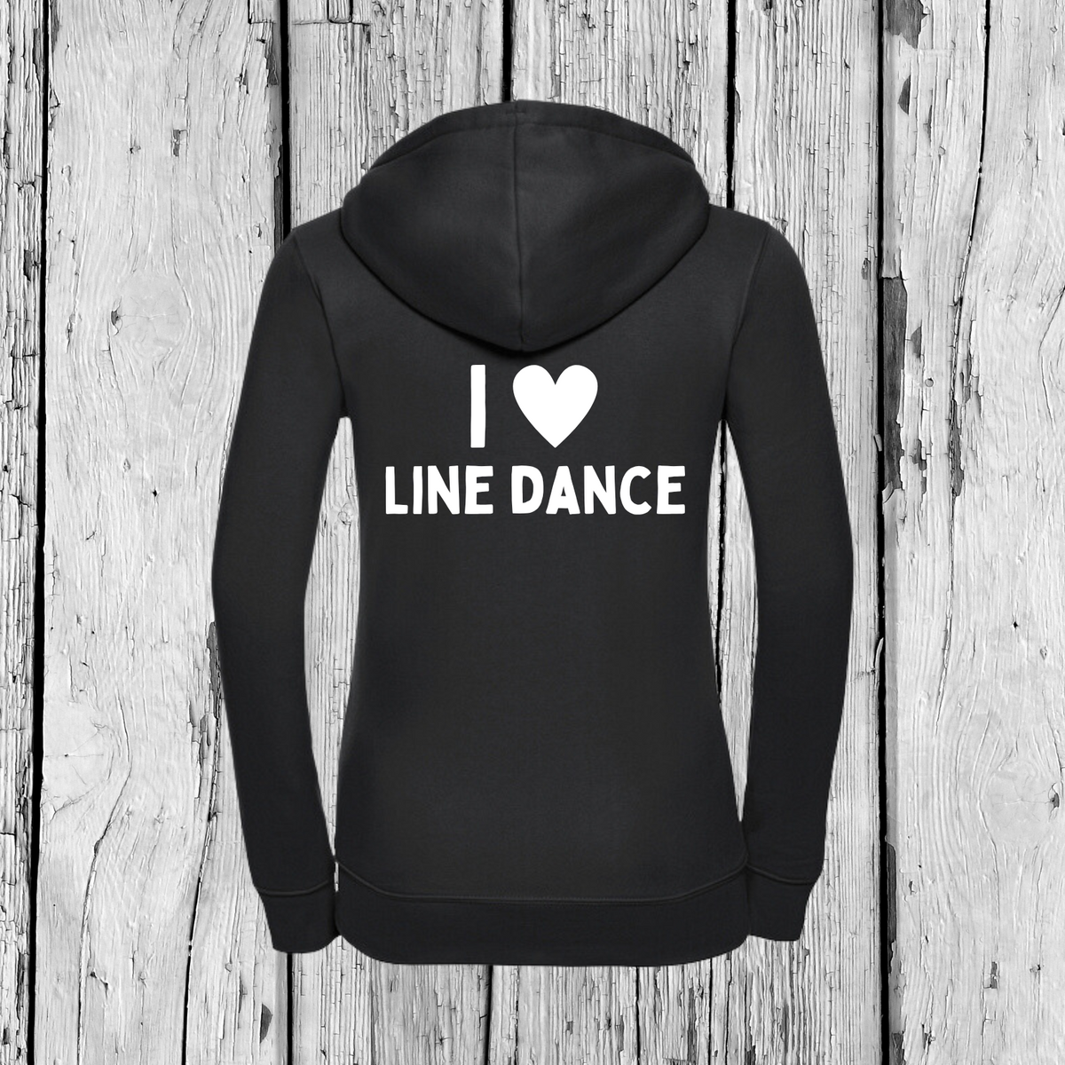 I love line dancing | Zip sweater | Girls