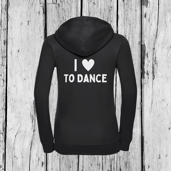 I love to Dance | Zip Sweater | Girls