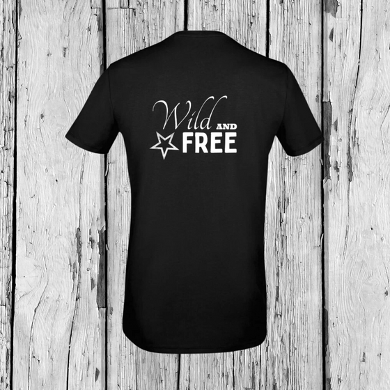 Wild and Free | T-Shirt V-Ausschnitt | Boys