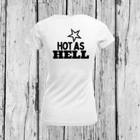 Hot as Hell | T-shirt V-neck | Girls
