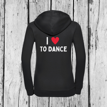  I love to Dance | Zip Sweater | Girls