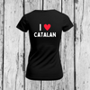 I love Catalan | T-Shirt V-Ausschnitt | Girls