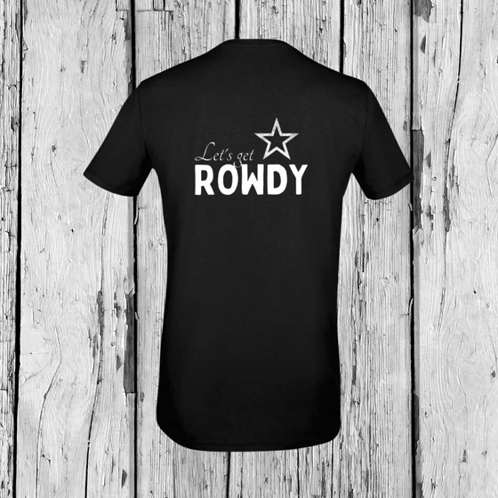 Let's get Rowdy | T-Shirt V-Ausschnitt | Boys