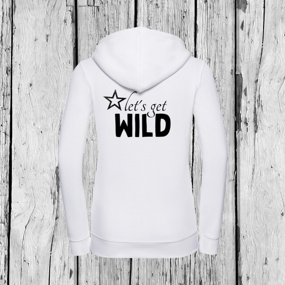 Let's get Wild | Zip Sweater | Girls