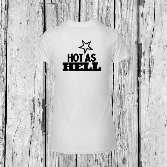 Hot as Hell | T-Shirt Rundhals | Girls