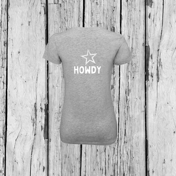 Howdy | T-Shirt V-Ausschnitt | Girls