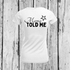 Mama Told Me | T-Shirt V-Ausschnitt | Girls