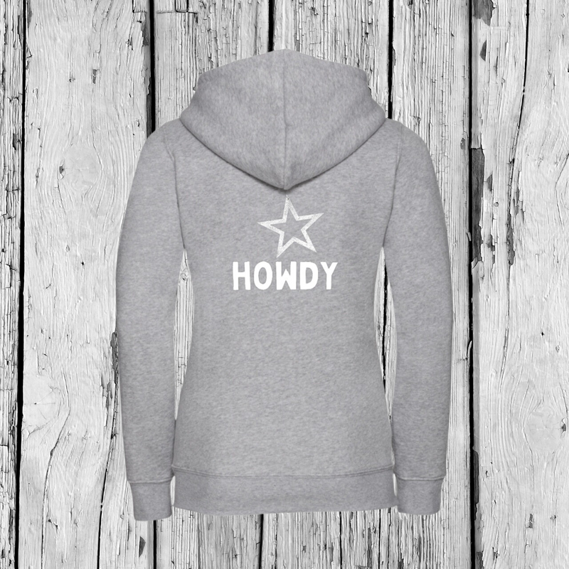 Howdy | Zip Sweater | Girls