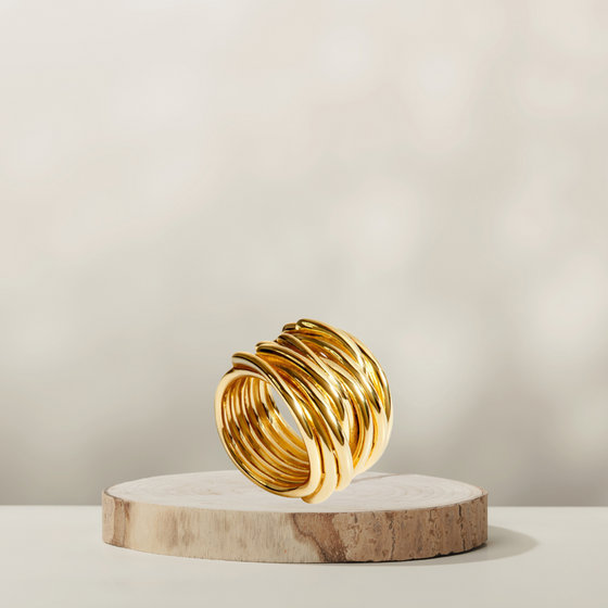 Positano Ring | Gold | Breit