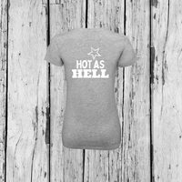 Hot as Hell | T-shirt V-neck | Girls