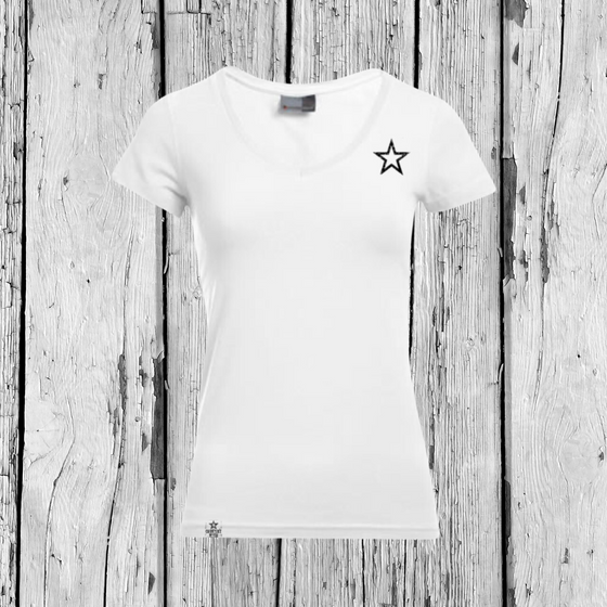 I love Line Dance | T-Shirt V-Ausschnitt | Girls