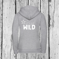 Let's get Wild | Zip sweater | Girls 