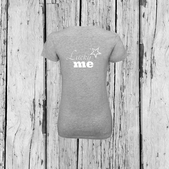 Lucky Me | T-Shirt V-Ausschnitt | Girls