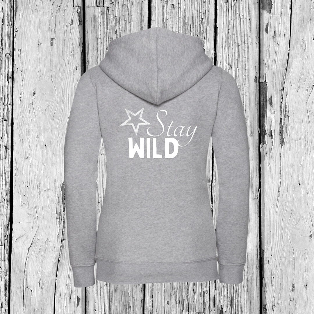 Stay Wild | Zip Sweater | Girls