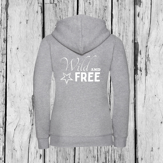 Wild and Free | Zip Sweater | Girls