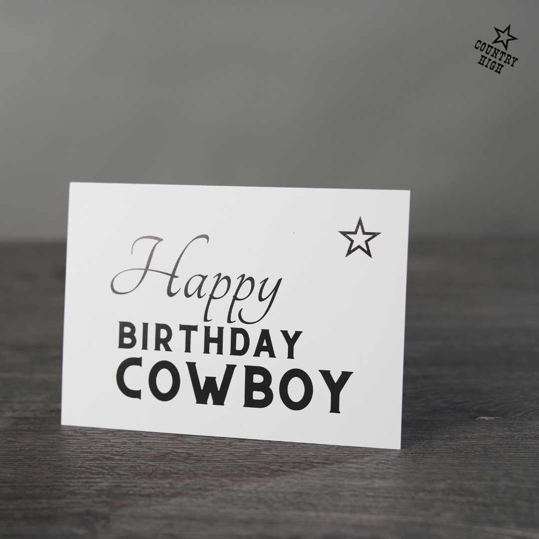 Happy Birthday Cowboy | Greeting card