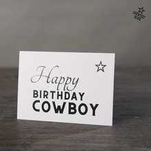  Happy Birthday Cowboy | Grusskarte