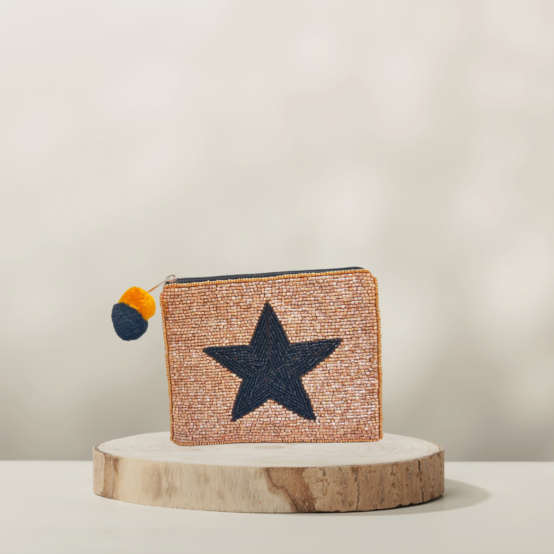 Perlen Geldbörse | Black Star