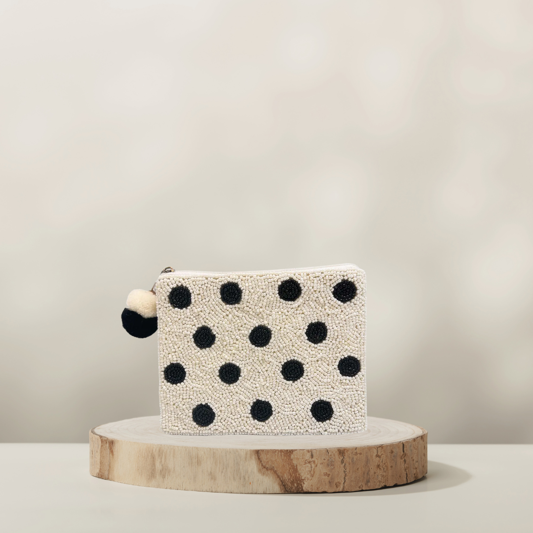Perlen Geldbörse | Polka Dots