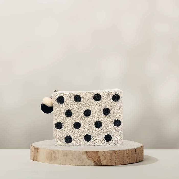 Perlen Geldbörse | Polka Dots