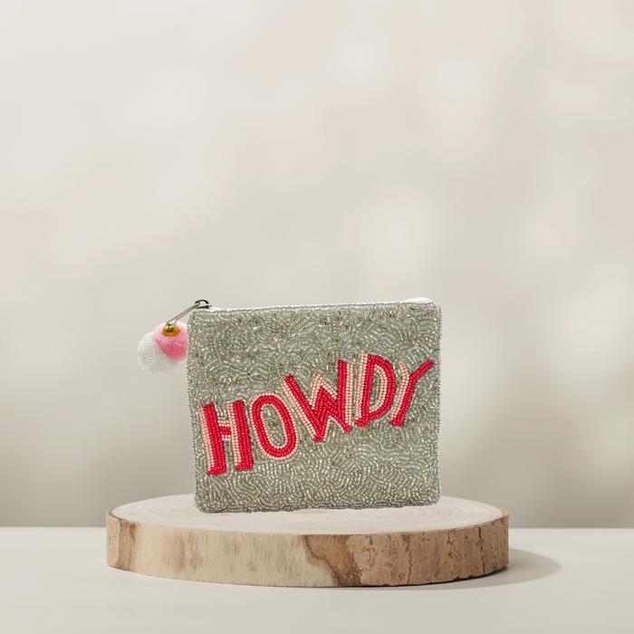 Perlen Geldbörse | Pink Howdy