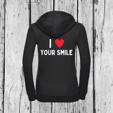  I love your Smile | Zip Sweater | Girls