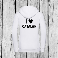 I love Catalan | Zip Sweater | Girls