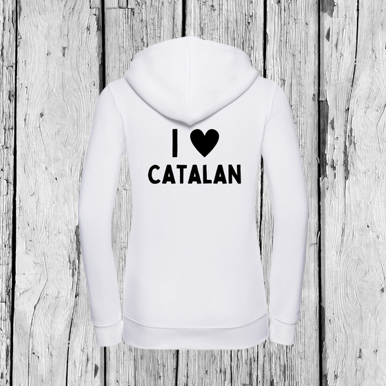 I love Catalan | Zip Sweater | Girls