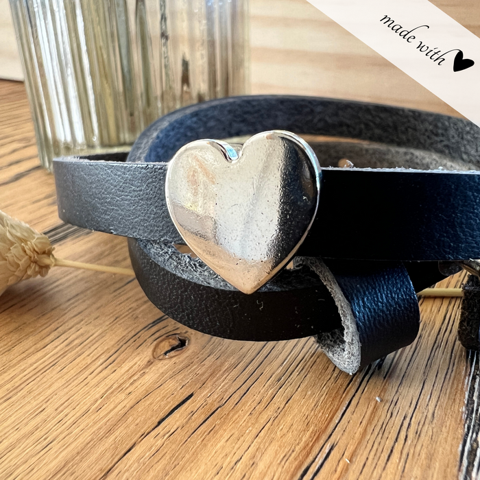 Heart | Lederarmband