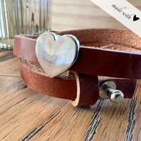 Heart | Lederarmband