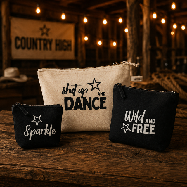 COUNTRY HIGH Necessaire aus Baumwolle mit Stern