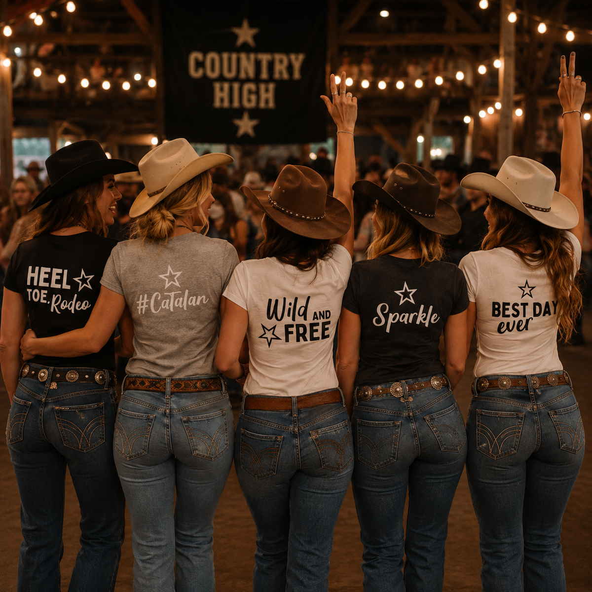T-Shirt Girls | Rundhals