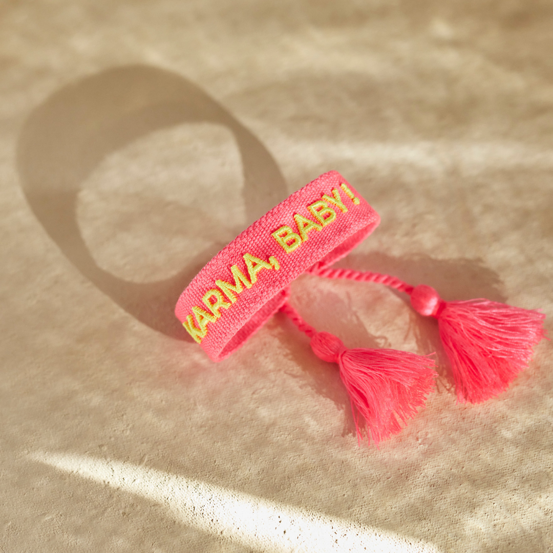 Karma, Baby! | Statement Armband - pink