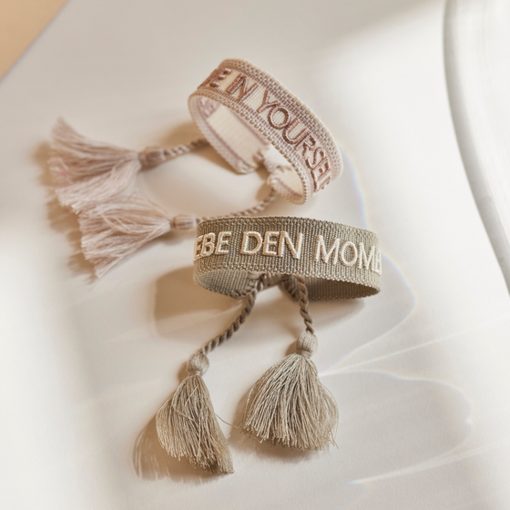 Lebe den Moment | Statement Armband