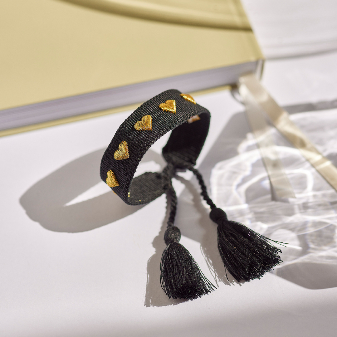 Statement Armband Goldene Herzen – COUNTRY HIGH